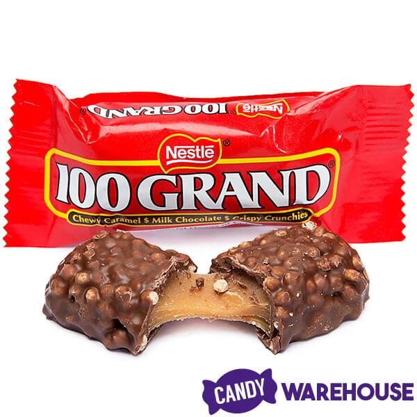 100 Grand Fun Size Candy Bars: 10-Ounce Bag 2 100 Grand Fun Size Candy Bars: 10-Ounce Bag - Image 2