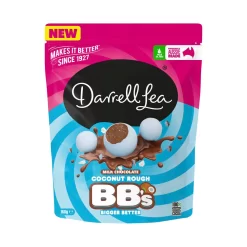 Darrell Lea BBs Coconut Rough Milk Chocolate Balls 168g