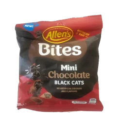 Allen's Bites Mini Chocolate Black Cats 120g
