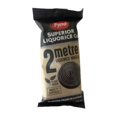 Fyna 2 Metre Liquorice Wheels 240g