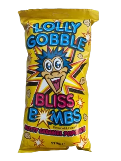 Lolly Gobble Popcorn Bag Caramel Nut 175g