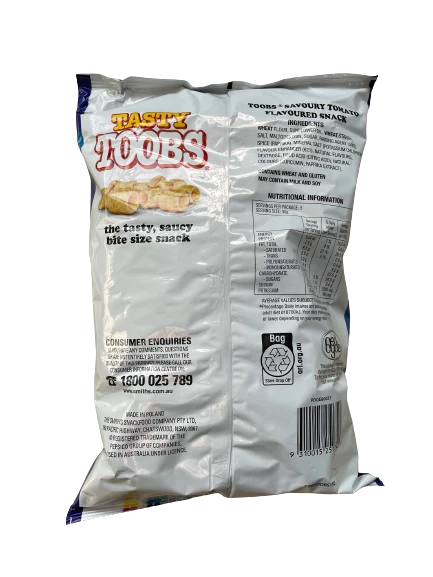 Smiths Tasty Toobs 150g 2 Smiths Tasty Toobs 150g - Image 2