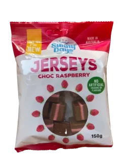 Sunny Days Choc Raspberry Jerseys 150 G