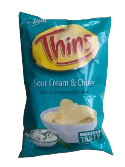 Thins Chips 175g (5 Flavours Available) 9 Thins Chips 175g (5 Flavours Available) -Snack Store Thins Sour Cream Chives 175g Treats from Oz