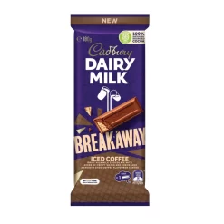 Cadbury Dairy Milk Breakaway Iced Coffee Block 180g