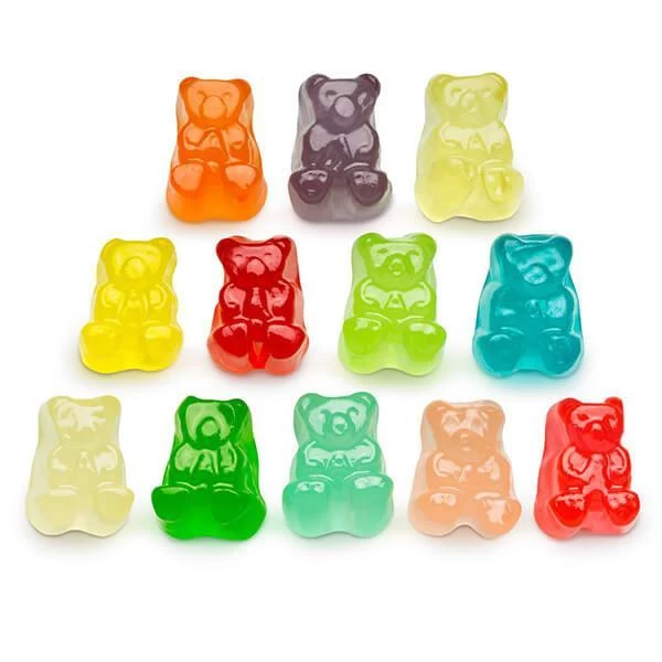 Albanese Cubs 12-Flavors Baby Gummy Bears: 5LB Bag 1 Albanese Cubs 12-Flavors Baby Gummy Bears: 5LB Bag