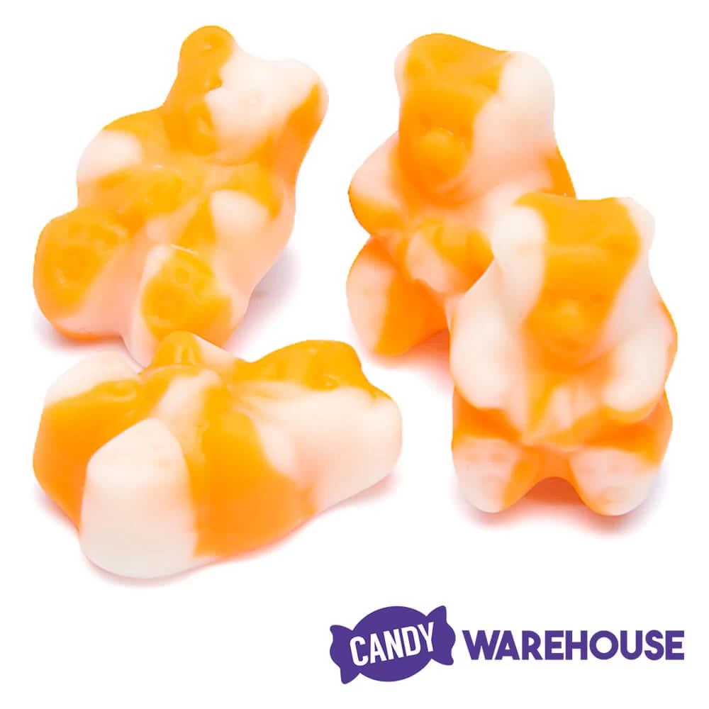 Albanese Orange Cream Bearsicles Gummy Bears: 5LB Bag 2 Albanese Orange Cream Bearsicles Gummy Bears: 5LB Bag - Image 2