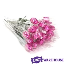 Albert's Foiled Milk Chocolate Roses - Hot Pink: 20-Piece Bouquet 6 Albert's Foiled Milk Chocolate Roses - Hot Pink: 20-Piece Bouquet -Snack Store albert s foiled milk chocolate roses hot pink 20 piece bouquet candy warehouse 3