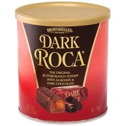 Almond Dark Roca Buttercrunch Toffee Candy: 10-Ounce Tin 9 Almond Dark Roca Buttercrunch Toffee Candy: 10-Ounce Tin -Snack Store almond dark roca buttercrunch toffee candy 10 ounce tin candy warehouse 5