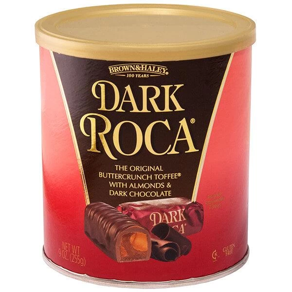 Almond Dark Roca Buttercrunch Toffee Candy: 10-Ounce Tin 5 Almond Dark Roca Buttercrunch Toffee Candy: 10-Ounce Tin - Image 5