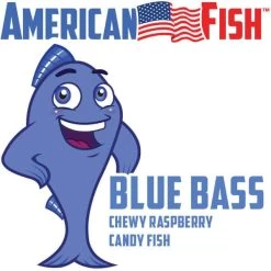 American Fish Chewy Candy - Blue: 5LB Bag -Snack Store american fish chewy candy blue 5lb bag candy warehouse 5