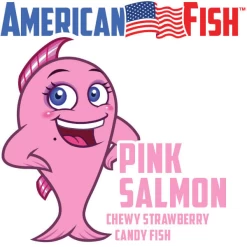 American Fish Chewy Candy - Pink: 16-Ounce Bag -Snack Store american fish chewy candy pink 16 ounce bag candy warehouse 4