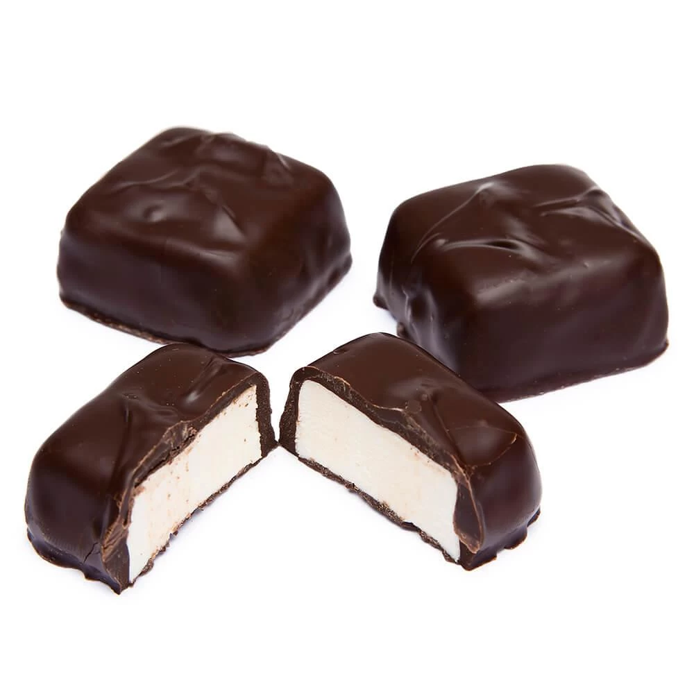 Asher's Dark Chocolate Covered Jumbo Marshmallows: 5LB Box 1 Asher's Dark Chocolate Covered Jumbo Marshmallows: 5LB Box