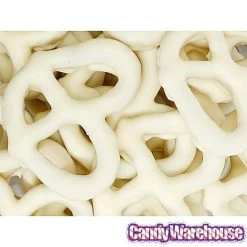 Asher's White Chocolate Covered Pretzels: 6LB Box -Snack Store asher s white chocolate covered pretzels 6lb box candy warehouse 5