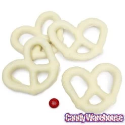 Asher's White Chocolate Covered Pretzels: 6LB Box -Snack Store asher s white chocolate covered pretzels 6lb box candy warehouse 6