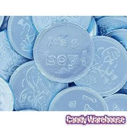 Blue Foiled Baby Boy Milk Chocolate Coins: 1LB Bag 7 Blue Foiled Baby Boy Milk Chocolate Coins: 1LB Bag -Snack Store blue foiled baby boy milk chocolate coins 1lb bag candy warehouse 4 c9236fca 1cc5 43bc a9f9 06edbae5cc8b
