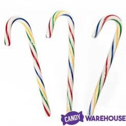 Bobs Sweet Stripes Rainbow Cherry Candy Canes: 12-Piece Box -Snack Store bobs sweet stripes rainbow cherry candy canes 12 piece box candy warehouse 3