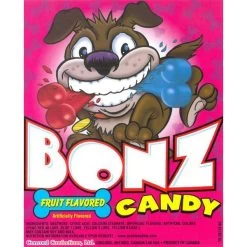 Bonz Dog Bone Coated Sweet Tarts Candy: 2LB Bag -Snack Store bonz dog bone coated sweet tarts candy 2lb bag candy warehouse 3