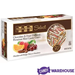 Brach's Chocolate And Fruit Flavored Premium Mini Candy Canes: 50-Piece Box -Snack Store brach s chocolate and fruit flavored premium mini candy canes 50 piece box candy warehouse 3 1e785876 199f 4e2e 9069 12c1edb83989