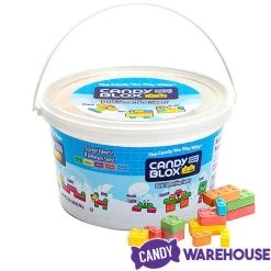 Candy Blox Building Blocks: 27-Ounce Tub -Snack Store candy blox building blocks 27 ounce tub candy warehouse 3