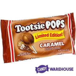 Caramel Tootsie Pops: 20-Piece Bag -Snack Store caramel tootsie pops 20 piece bag candy warehouse 3 37c7fa35 ce4e 440c 9421 491a3e333d8a