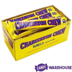 Charleston Chew Candy Bars - Vanilla: 24-Piece Box -Snack Store charleston chew candy bars vanilla 24 piece box candy warehouse 3