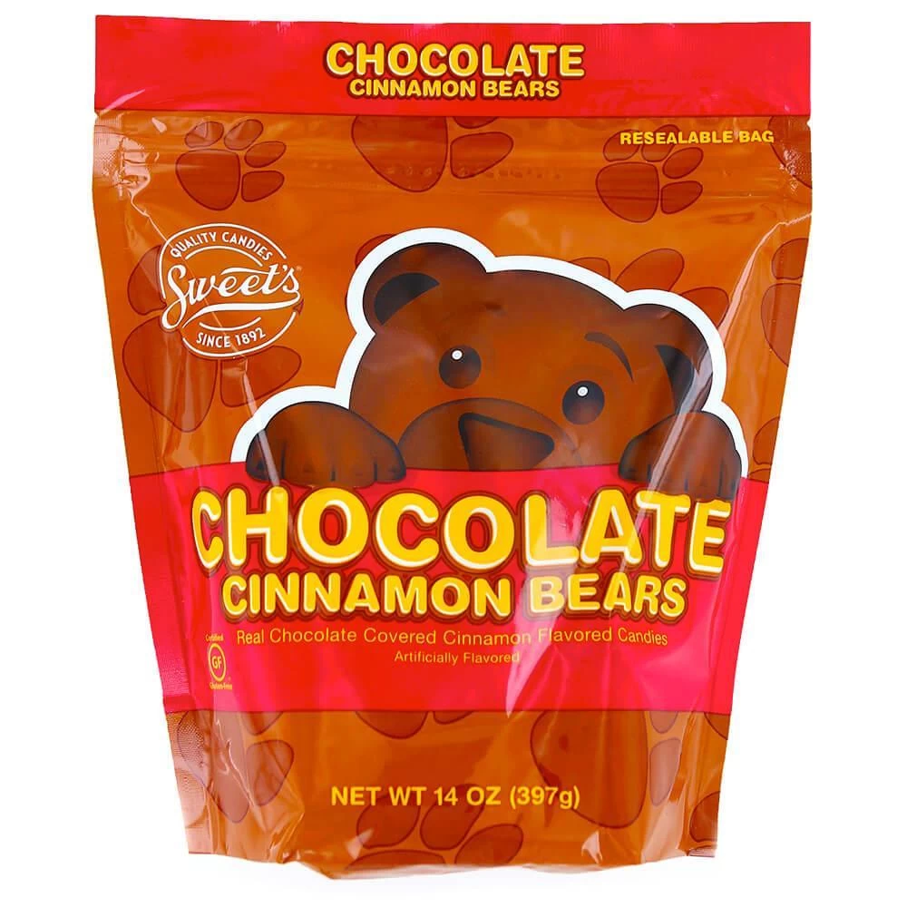 Chocolate Covered Cinnamon Bears: 14-Ounce Bag 1 Chocolate Covered Cinnamon Bears: 14-Ounce Bag