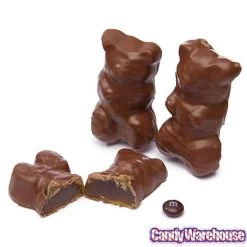 Chocolate Covered Jumbo Gummy Bears: 5LB Box -Snack Store chocolate covered jumbo gummy bears 5lb box candy warehouse 4