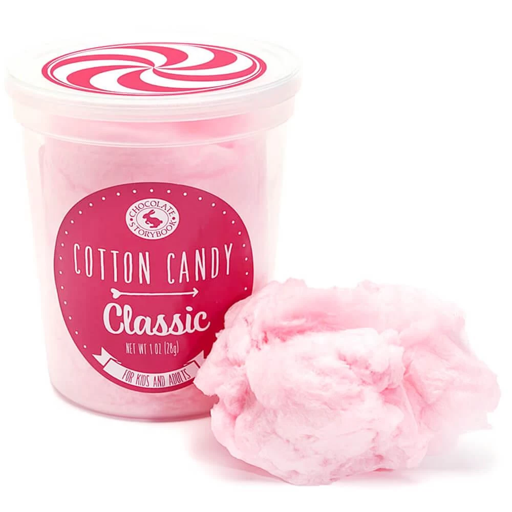 Chocolate Storybook Cotton Candy - Classic Pink: 1-Ounce Tub 1 Chocolate Storybook Cotton Candy - Classic Pink: 1-Ounce Tub