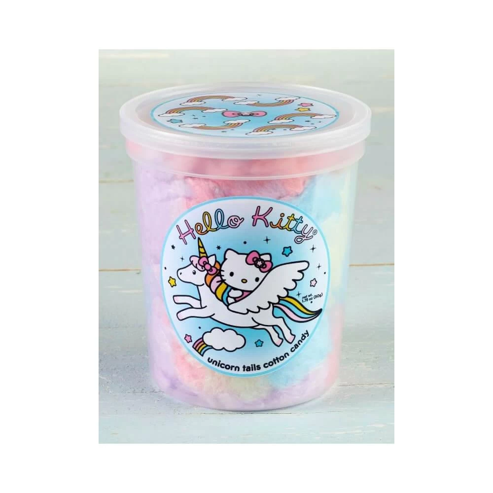 Chocolate Storybook Cotton Candy - Hello Kitty Unicorn Tails: 1-Ounce Tub 1 Chocolate Storybook Cotton Candy - Hello Kitty Unicorn Tails: 1-Ounce Tub