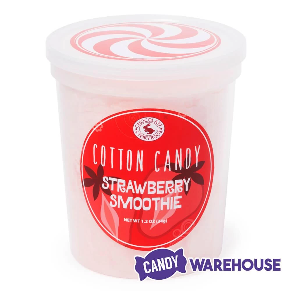 Chocolate Storybook Cotton Candy - Strawberry Smoothie: 1-Ounce Tub 2 Chocolate Storybook Cotton Candy - Strawberry Smoothie: 1-Ounce Tub - Image 2