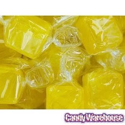 Cubes Hard Candy - Lemon: 3LB Bag -Snack Store cubes hard candy lemon 3lb bag candy warehouse 4