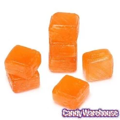 Cubes Hard Candy - Tangerine: 3LB Bag -Snack Store cubes hard candy tangerine 3lb bag candy warehouse 3