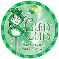 CurlyCutes Petite Crystal Ribbon Pops - Green Lime: 20-Piece Jar 9 CurlyCutes Petite Crystal Ribbon Pops - Green Lime: 20-Piece Jar -Snack Store curlycutes petite crystal ribbon pops green lime 20 piece jar candy warehouse 5