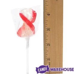 CurlyCutes Petite Crystal Ribbon Pops - Red Cherry: 20-Piece Jar -Snack Store curlycutes petite crystal ribbon pops red cherry 20 piece jar candy warehouse 3