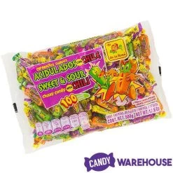 De La Rosa Acidulados Con Chile Chewy Candy: 100-Piece Bag -Snack Store de la rosa acidulados con chile chewy candy 100 piece bag candy warehouse 4