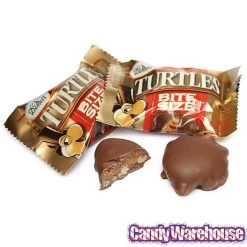 DeMet's Turtles Bite Size Chocolates: 60-Piece Box -Snack Store demet s turtles bite size chocolates 60 piece box candy warehouse 3