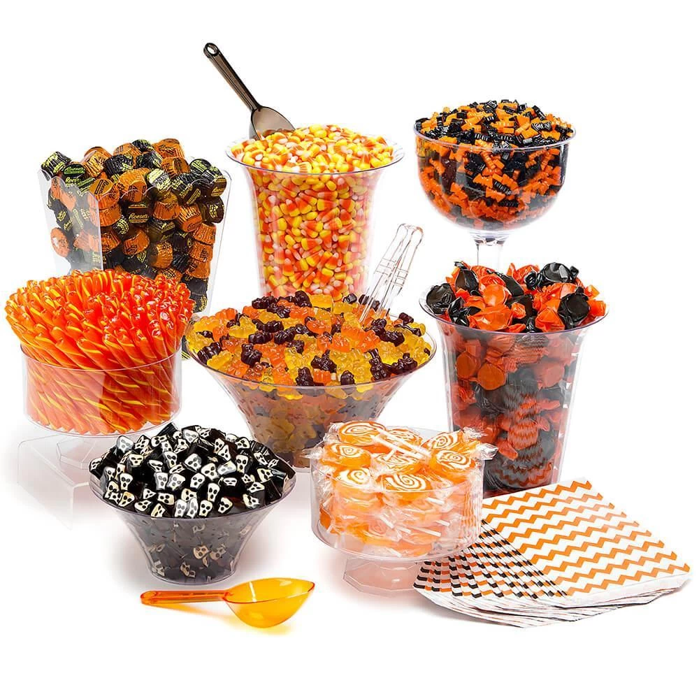 Designer Halloween Candy Buffet Kit: 25 To 50 Guests 1 Designer Halloween Candy Buffet Kit: 25 To 50 Guests