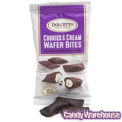 Dolcetto Cookies & Cream-Filled Wafer Bites Packs: 24-Piece Display -Snack Store dolcetto cookies and cream filled wafer bites packs 24 piece display candy warehouse 3 893da305 4b71 4bb8 a7d7 32c0c01b7ba1