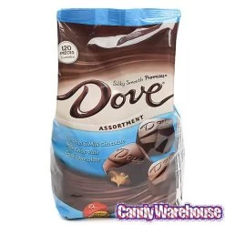 Dove Chocolate Squares Assortment: 150-Piece Bag -Snack Store dove chocolate squares assortment 150 piece bag candy warehouse 3