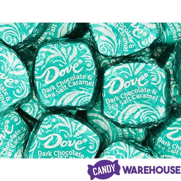 Dove Dark Chocolate Sea Salt Caramel Squares: 28-Piece Bag 3 Dove Dark Chocolate Sea Salt Caramel Squares: 28-Piece Bag - Image 3