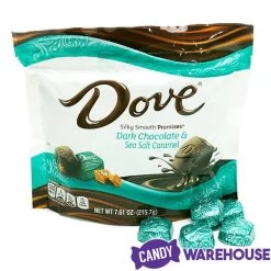 Dove Dark Chocolate Sea Salt Caramel Squares: 28-Piece Bag 9 Dove Dark Chocolate Sea Salt Caramel Squares: 28-Piece Bag -Snack Store dove dark chocolate sea salt caramel squares 28 piece bag candy warehouse 5