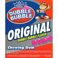 Dubble Bubble Chiclets Chewing Gum Tabs - Pink: 1.5LB Jar -Snack Store dubble bubble chiclets chewing gum tabs pink 1 5lb jar candy warehouse 6