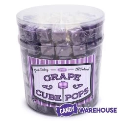 Espeez Cube Pop - Grape: 100-Piece Tub -Snack Store espeez cube pop grape 100 piece tub candy warehouse 3