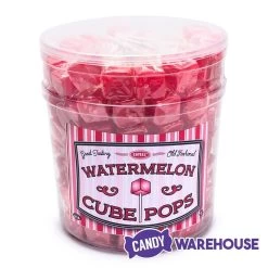 Espeez Cube Pop - Watermelon: 100-Piece Tub -Snack Store espeez cube pop watermelon 100 piece tub candy warehouse 3