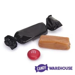 Foiled Caramel Candy - Black: 180-Piece Bag -Snack Store foiled caramel candy black 180 piece bag candy warehouse 5