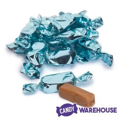 Foiled Caramel Candy - Light Blue: 180-Piece Bag -Snack Store foiled caramel candy light blue 180 piece bag candy warehouse 5
