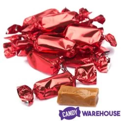 Foiled Caramel Candy - Red: 180-Piece Bag -Snack Store foiled caramel candy red 180 piece bag candy warehouse 4