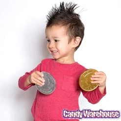 Fort Knox Foiled Milk Chocolate 4-Inch Medallions: 20-Piece Box 12 Fort Knox Foiled Milk Chocolate 4-Inch Medallions: 20-Piece Box -Snack Store fort knox foiled milk chocolate 4 inch medallions 20 piece box candy warehouse 4