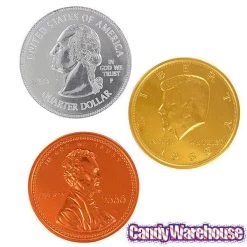 Fort Knox Foiled Milk Chocolate 4-Inch Medallions: 20-Piece Box 17 Fort Knox Foiled Milk Chocolate 4-Inch Medallions: 20-Piece Box -Snack Store fort knox foiled milk chocolate 4 inch medallions 20 piece box candy warehouse 9